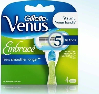 Gillette Venus Embrace Rasierklinge, 4 Stück