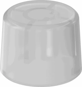 Glorious Gaming Rotary Knob für GMMK 3 PRO Tastatur und GMMK Numpads, Kunststoff (PC), ExoFrost, transparent, 1 Taste