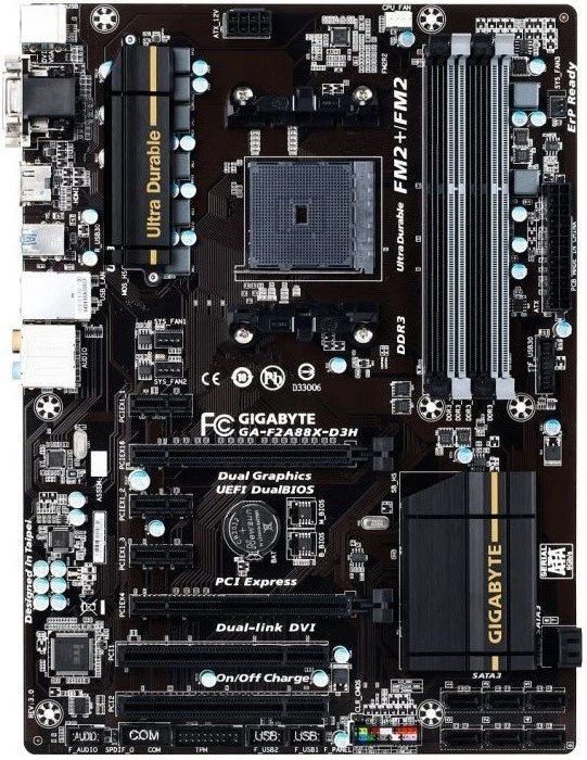 GIGABYTE GA-F2A88X-D3H (AMD FM2+)