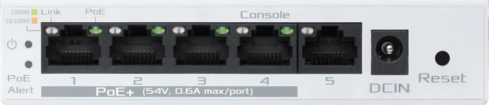 ASUS ExpertWiFi EBP15 Desktop Gigabit Smart Switch, 5x RJ-45, PoE+