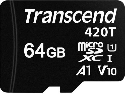 Transcend 420T R95/W25 64GB, UHS-I U1, A1, Class 10