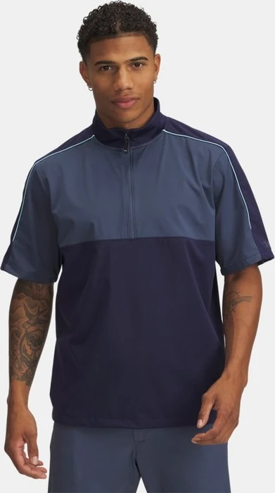 Under Armour Drive Wind Funktionsshirt kurzarm midnight navy/downpour gray (Herren)