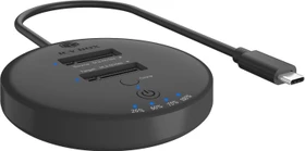 RaidSonic Icy Box IB-1612MCL-C31 Klon- und DockingStation für 2x M.2 NVMe SSD, USB-C 3.1