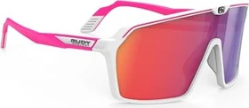 Rudy Project Spinshield white pink fluo matte/multilaser red
