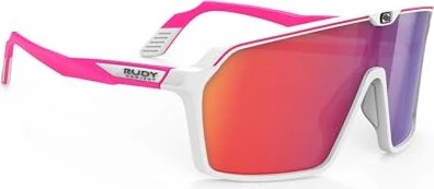 Rudy Project Spinshield white pink fluo matte/multilaser red