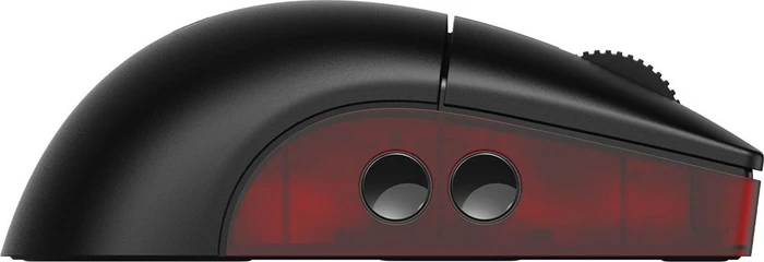 8BitDo Retro R8 Mouse mit Ladestation, Gears of War E-Day Edition, schwarz/rot, USB/Bluetooth