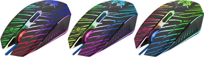 Defender Dark Agent GM-590L RGB Gaming Mouse schwarz, USB