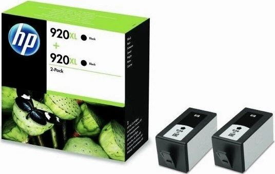 HP Tinte 920 XL schwarz, 2er-Pack