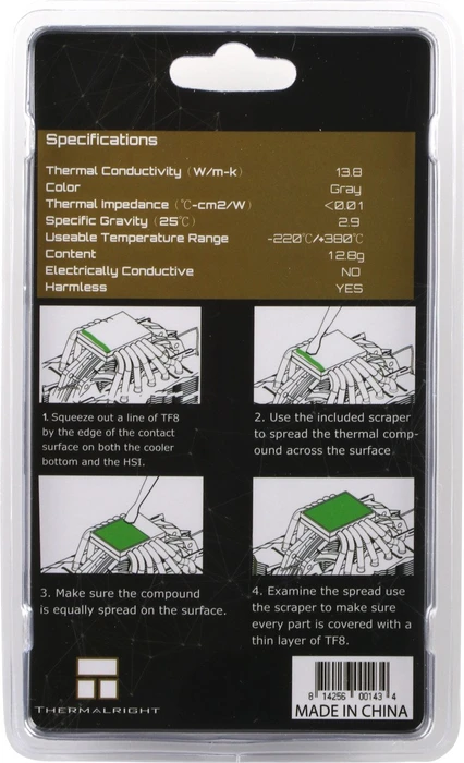 Thermalright TF8, 12.8g, inkl. Spatel