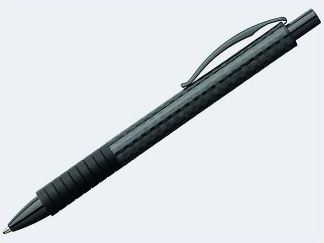 Faber-Castell Essentio Carbon Kugelschreiber schwarz carbon
