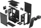 Fractal Design Meshify 2 Compact Black TG Light Tint, Glasfenster Vorschaubild