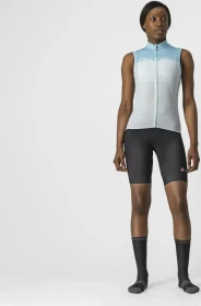 Castelli Velocissima Trikot ärmellos light acqua/skylight (Damen)