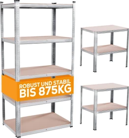 TroniTechnik Schwerlastregal 90x180x40cm