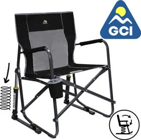 GCI Outdoor Freestyle Rocker Campingsessel schwarz