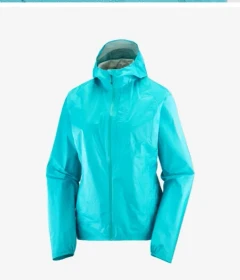 Salomon Bonatti Waterproof Funktionsjacke peacock blue (Damen)