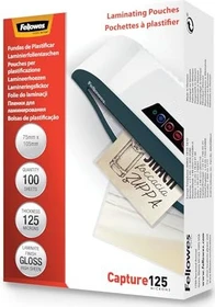 Fellowes Laminierfolien, 75x105mm, 2x 125µm, glänzend, 100 Stück