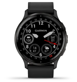 Garmin Venu 3 slate/black leather