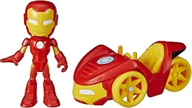 Hasbro Marvel Spidey and His Amazing Friends - Iron Man und Iron Racer