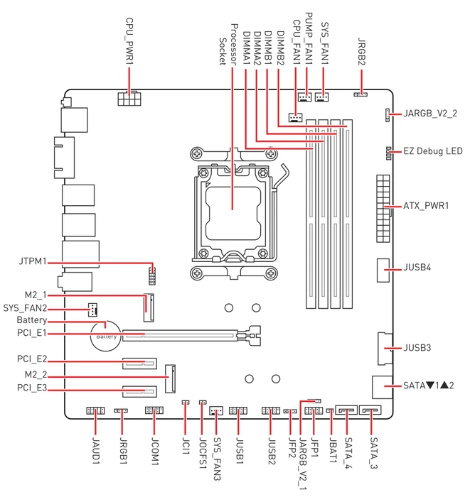 MSI PRO B650M-P (AMD AM5)