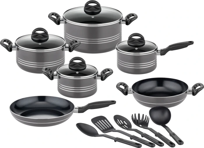 GSW Milano Color Kochtopf-Set, 15-tlg.