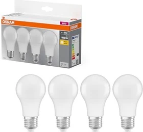 Osram Ledvance LED Base Classic A60 E27 9W/827, 4 Stück