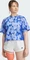 adidas Train Essentials Allover Print Flower Tie-Dye Funktionsshirt kurzarm semi lucid blue (Damen) Vorschaubild