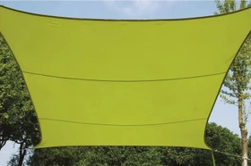 Perel Viereck Sonnensegel 360x360cm limettengrün