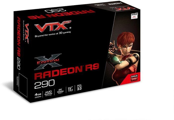 VTX3D Radeon R9 290 X-Edition V2, 4GB GDDR5, 2x DVI, HDMI, DP