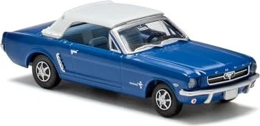 Wiking Ford Mustang Cabrio enzianblau