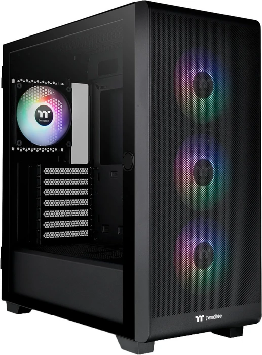Thermaltake S250 ARGB, schwarz, Glasfenster
