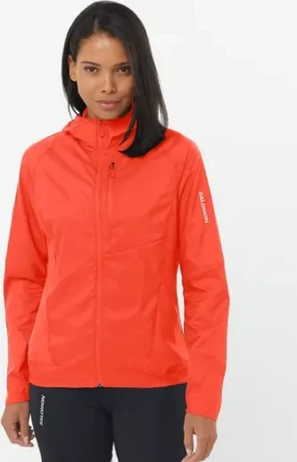 Salomon Bonatti Cross Wind Funktionsjacke cherry tomato (Damen)