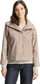 Tom Tailor Ultralight Short Parka aus wasserabweisendem Material Jacke soft taupe grey (Damen)