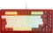 Ducky ProjectD x Fallout Tinker 75, rot/weiß, MX2A BLUE, USB, DE Vorschaubild