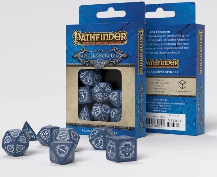 Q-Workshop Würfelset Pathfinder - Hell's Rebels