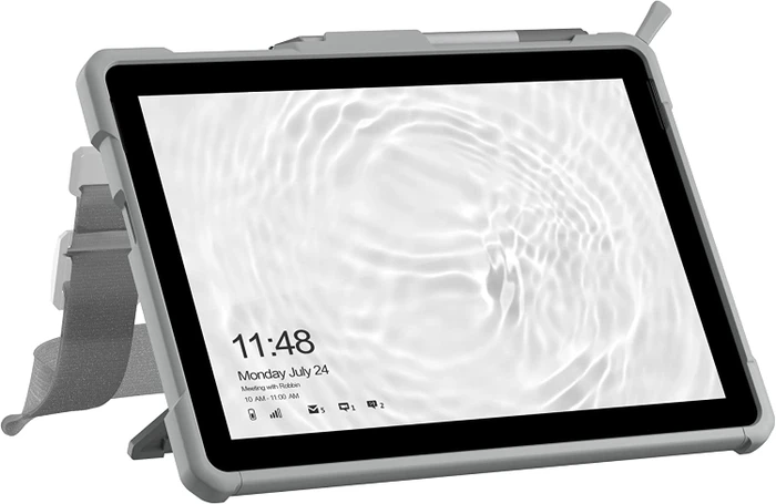 UAG Plasma Healtcare Handstrap Case Microsoft Surface Go 3/Go 2/Go weiß/grau