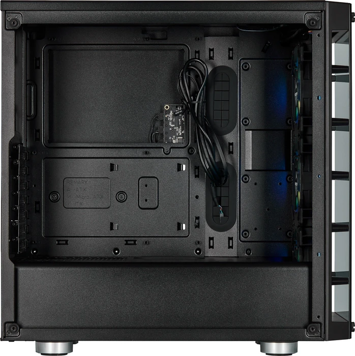 Corsair iCue 465X RGB, schwarz, Glasfenster
