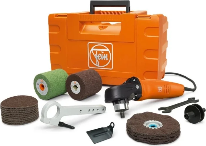 Fein WPO 14-25 E Set "Edelstahl" Elektro-Polierer inkl. Koffer + Zubehör