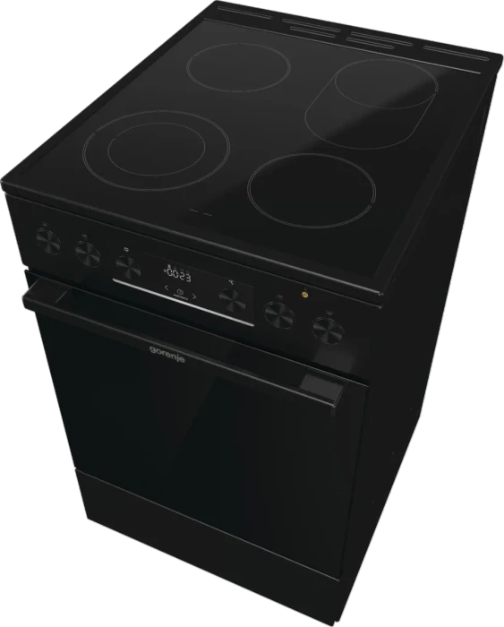 Gorenje GECS5C70BPA Elektroherd mit Glaskeramik-Kochfeld