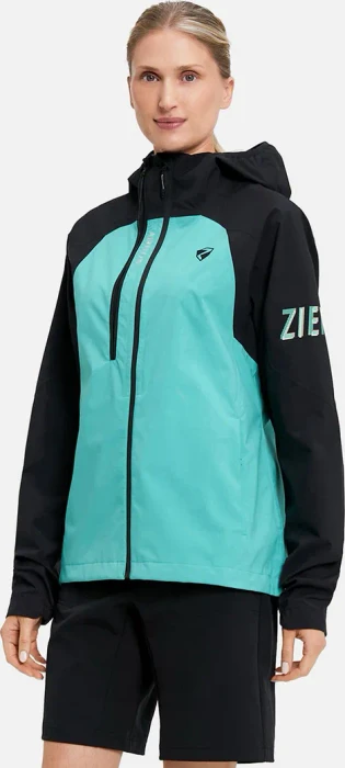 Ziener Nehle-Z Fahrradjacke tropical teal/black (Damen)