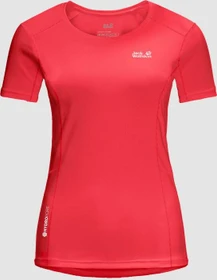 Jack Wolfskin Narrows Funktionsshirt kurzarm tulip red (Damen)