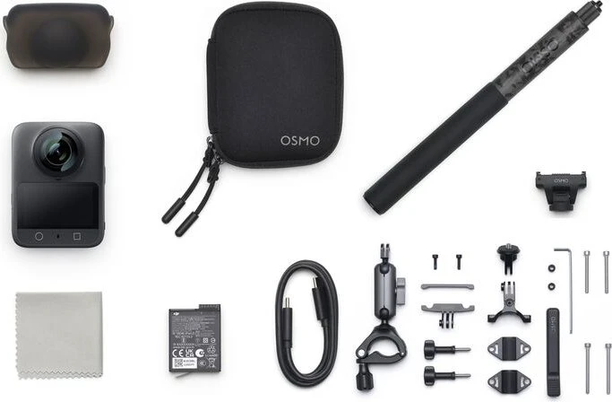 DJI Osmo 360 Rennrad Rear-POV Combo
