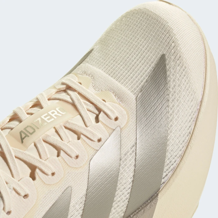 adidas Adizero Evo SL wonder white/cyber metallic/warm vanilla (Damen)