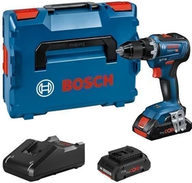 Bosch Professional GSR 18V-55 Akku-Bohrschrauber inkl. L-Boxx + 2 Akkus 4.0Ah