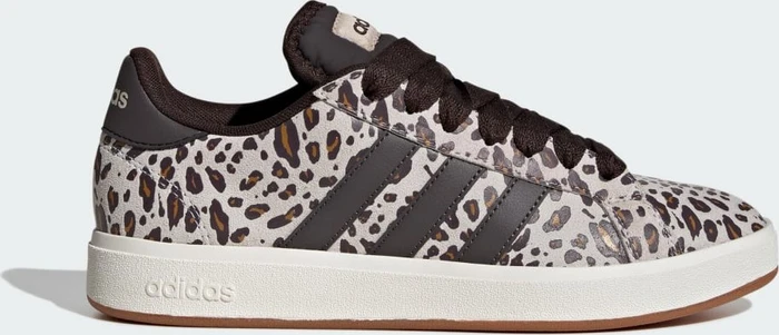 adidas Grand Court Base 00s crystal linen/aurora coffee/core white