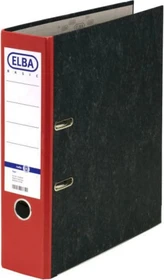 Elba Smart Original Ordner 2-Ring, 80mm, A4, rot, 10er-Pack