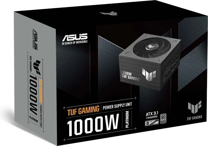 ASUS TUF Gaming Platinum, TUF-GAMING-1000P, 1000W, ATX 3.1
