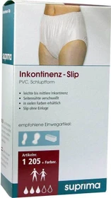 Suprima Inkontinenz PVC-Schlupfform Schutzhose Größe M, 1 Stück