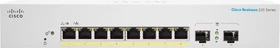 Cisco Business 220 Desktop Gigabit Smart Switch, 8x RJ-45, 2x SFP, 65W PoE+ (CBS220-8P-E-2G)