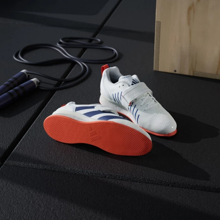 adidas Adipower 3 cloud white/dark blue/royal blue