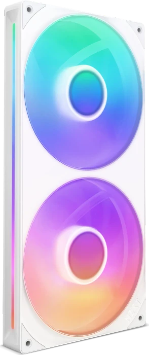 NZXT F Series F280 RGB Core Single-Frame Fan Unit, Matte White, weiß, LED-Steuerung, 280mm